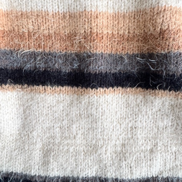 Free People Snow Bird Sweater in Caramel Size Small NWT - Picture 4 of 6